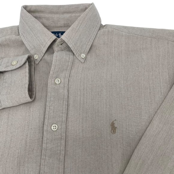 Ralph Lauren Polo - Mens Long Sleeve Shirt - Medium - Picture 4 of 11